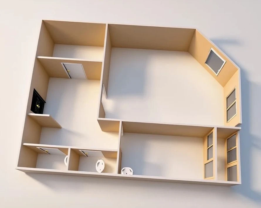 1-комнатная 42.2 м2 в ЖК undefined корпус null этаж 8