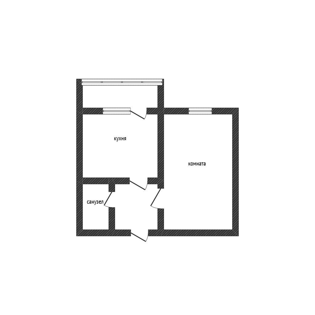 1-комнатная 37.8 м2 в ЖК undefined корпус null этаж 13