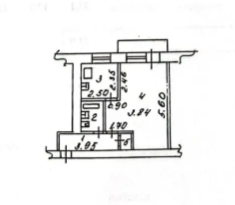 1-комнатная 31.9 м2 в ЖК undefined корпус null этаж 3