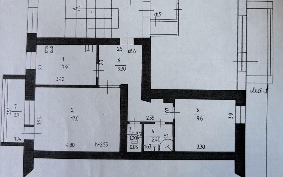 2-комнатная 47.4 м2 в ЖК undefined корпус null этаж 2