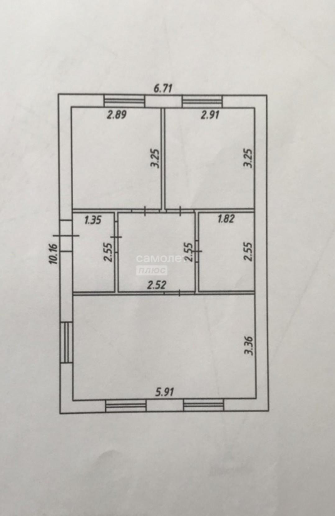 3-комнатная 55.3 м2 в ЖК undefined корпус null этаж null