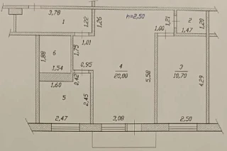 2-комнатная 45.4 м2 в ЖК undefined корпус null этаж 4