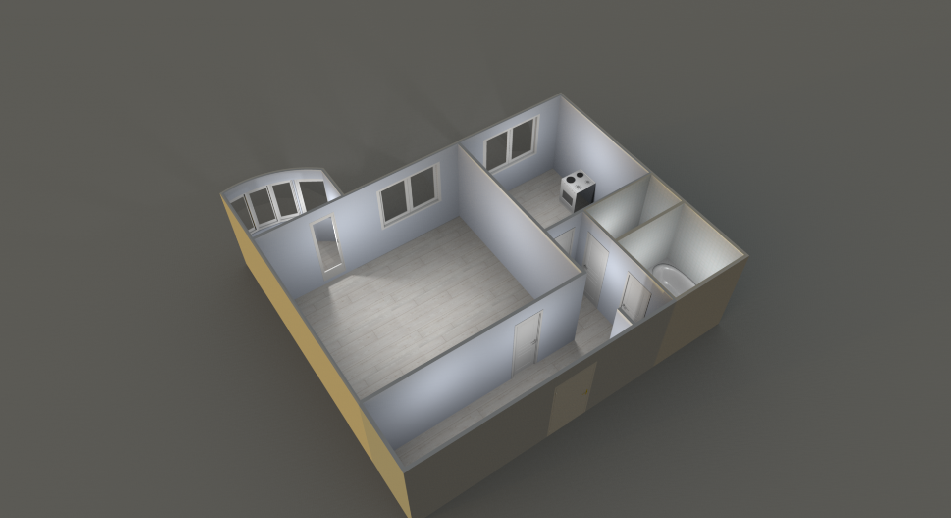 1-комнатная 36.3 м2 в ЖК undefined корпус null этаж 9