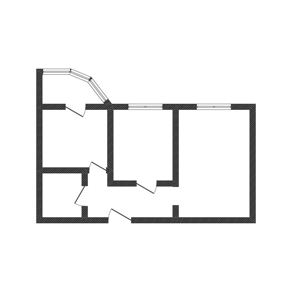 2-комнатная 57.6 м2 в ЖК undefined корпус null этаж 14