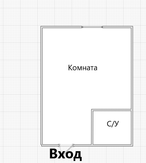 Студия 16.9 м2 в ЖК undefined корпус null этаж 7