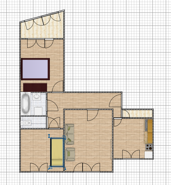 3-комнатная 67.5 м2 в ЖК undefined корпус null этаж 1