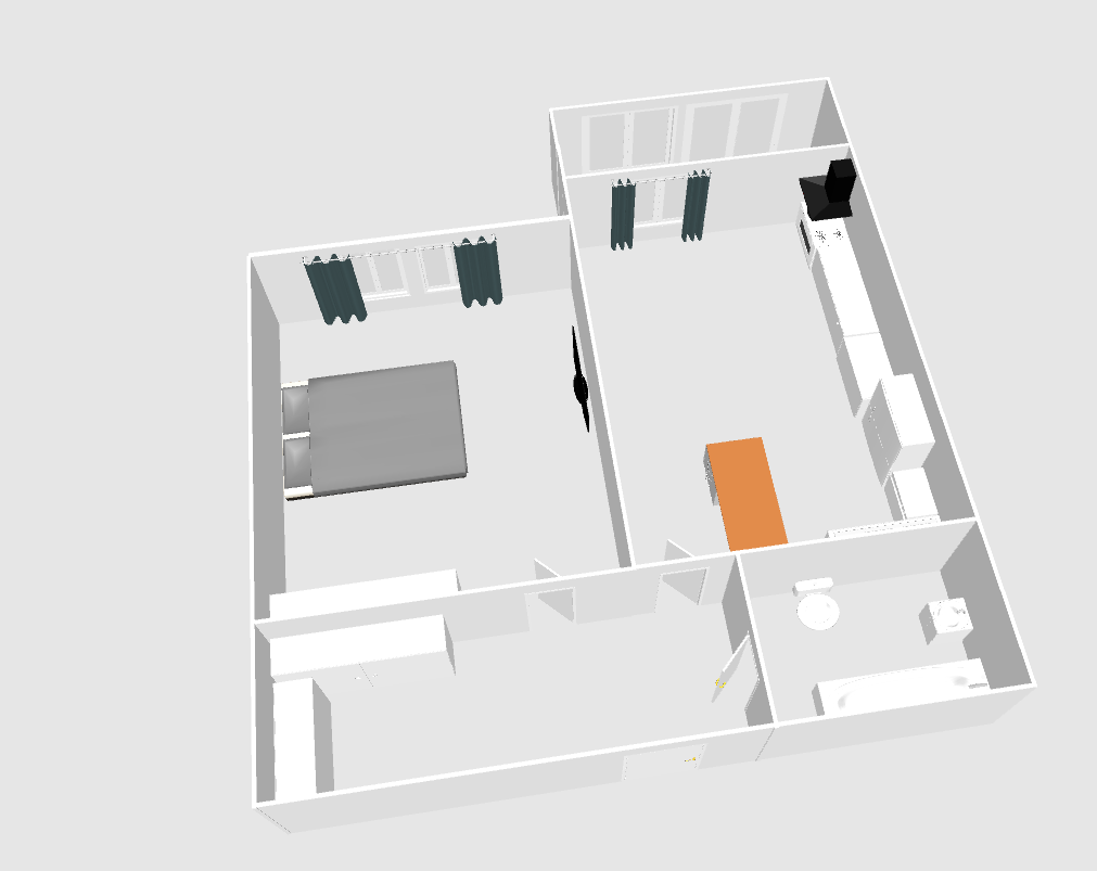 1-комнатная 41.9 м2 в ЖК undefined корпус null этаж 19