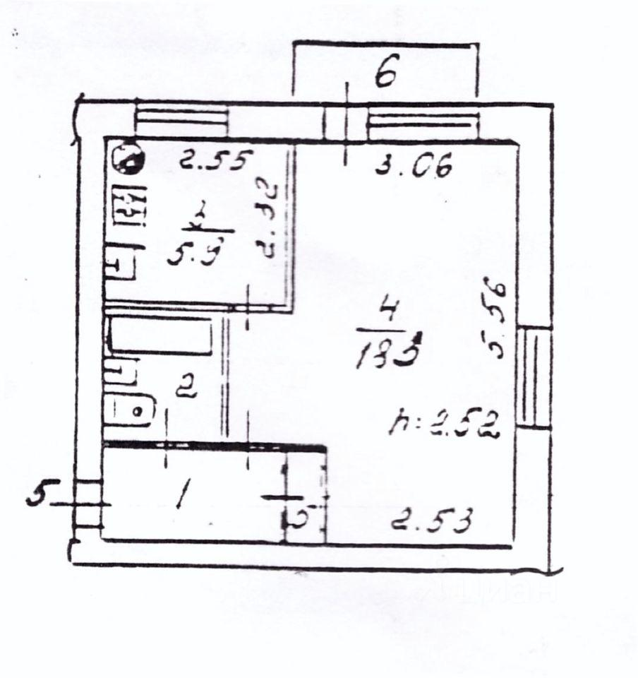 Студия 30.2 м2 в ЖК undefined корпус null этаж 2