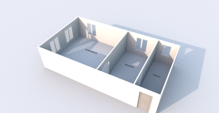 1-комнатная 30 м2 в ЖК undefined корпус null этаж 2