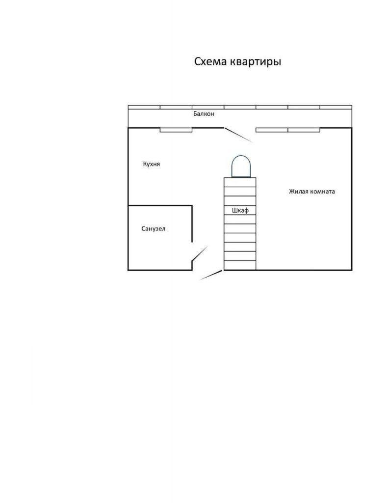 1-комнатная 20.1 м2 в ЖК undefined корпус null этаж 8