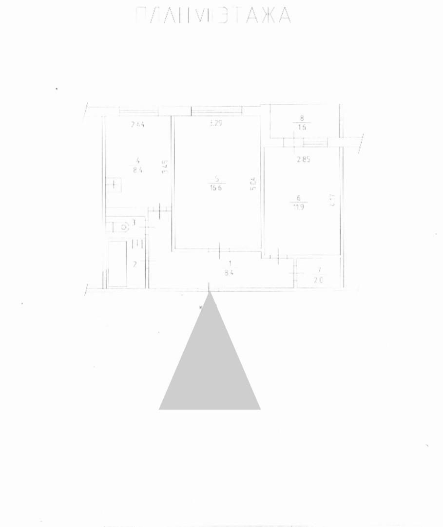 2-комнатная 52.8 м2 в ЖК undefined корпус null этаж 7