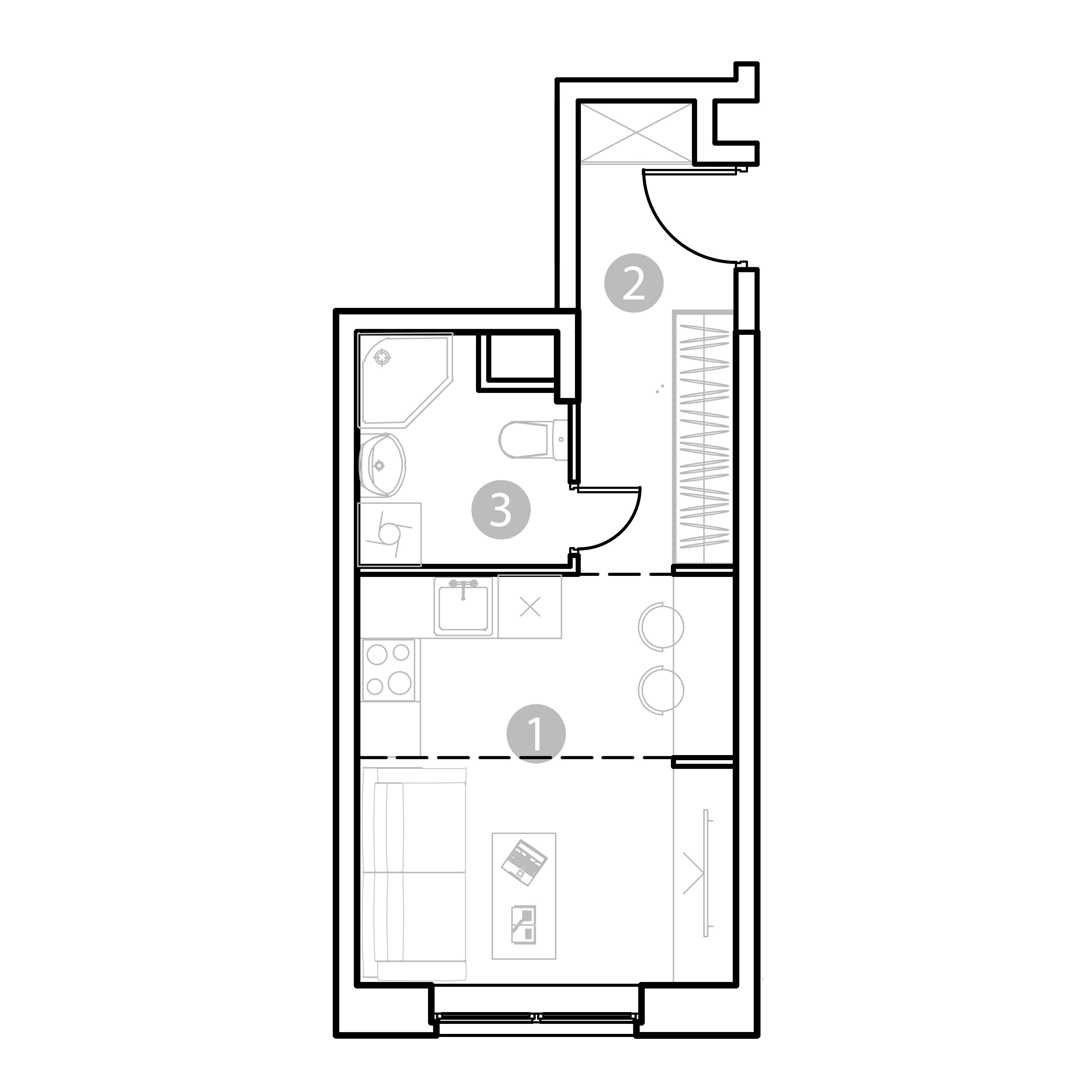 Студия 24 м2 в ЖК EvoPark Сокольники корпус null этаж 10
