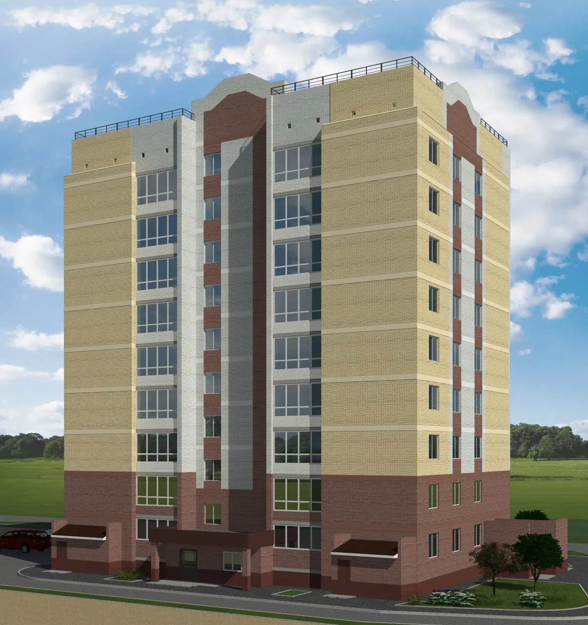 1-комнатная 52 м2 в ЖК Поз 1 ул. Павленко корпус null этаж 9