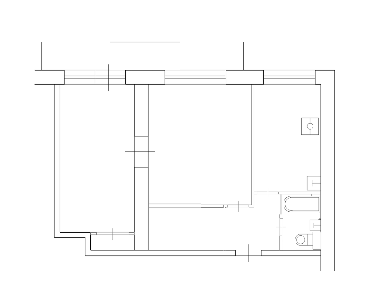 2-комнатная 47.4 м2 в ЖК undefined корпус null этаж 6