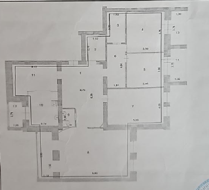 4-комнатная 171 м2 в ЖК undefined корпус null этаж 3