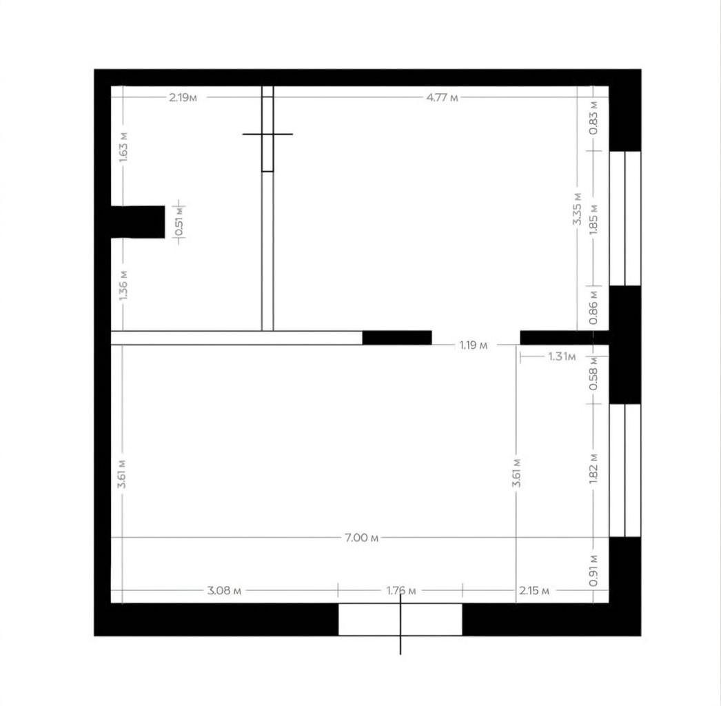 Студия 49.4 м2 в ЖК undefined корпус null этаж null
