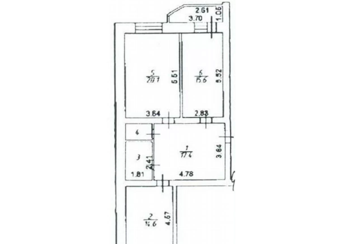 2-комнатная 74 м2 в ЖК undefined корпус null этаж 11