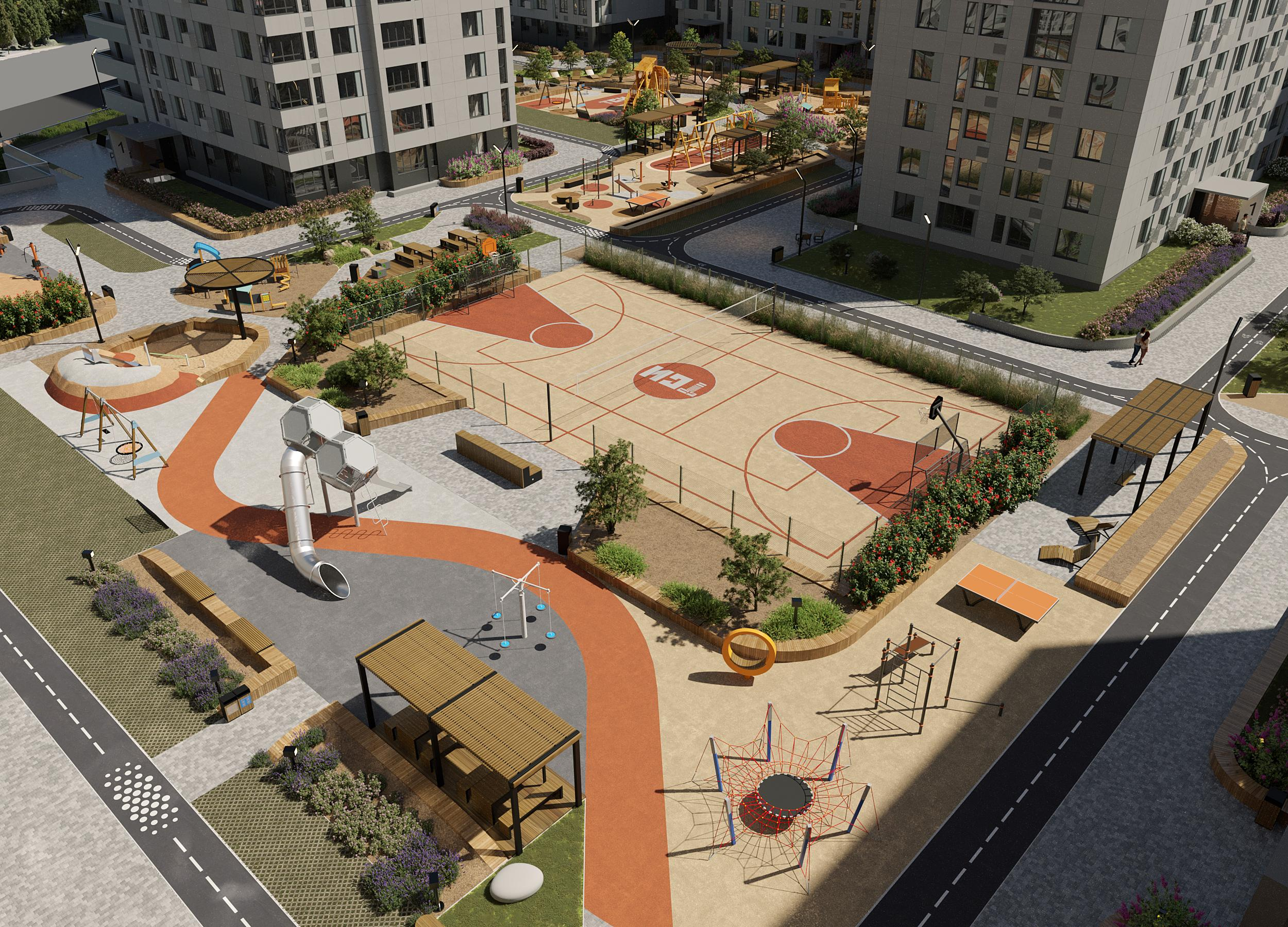 2-комнатная 46 м2 в ЖК Статный корпус null этаж 4