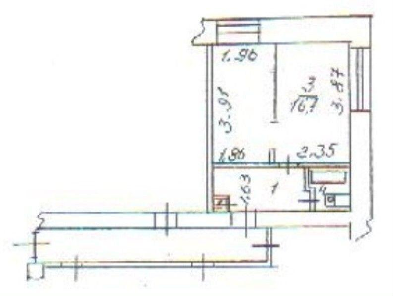 1-комнатная 23.5 м2 в ЖК undefined корпус null этаж 5