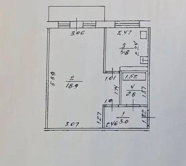 1-комнатная 30.5 м2 в ЖК undefined корпус null этаж 5
