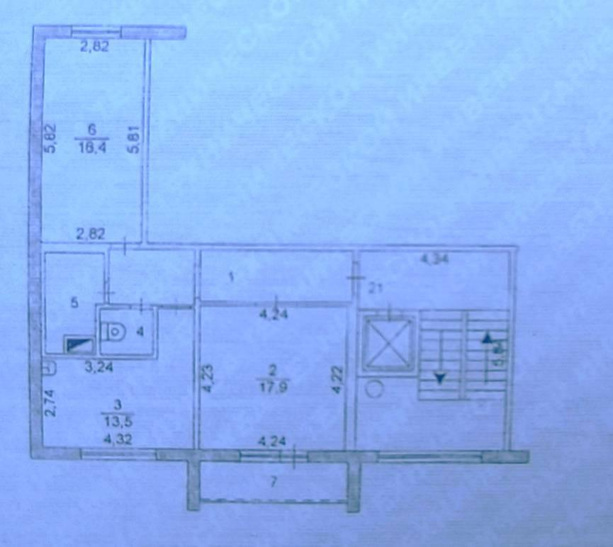 2-комнатная 65 м2 в ЖК undefined корпус null этаж 8