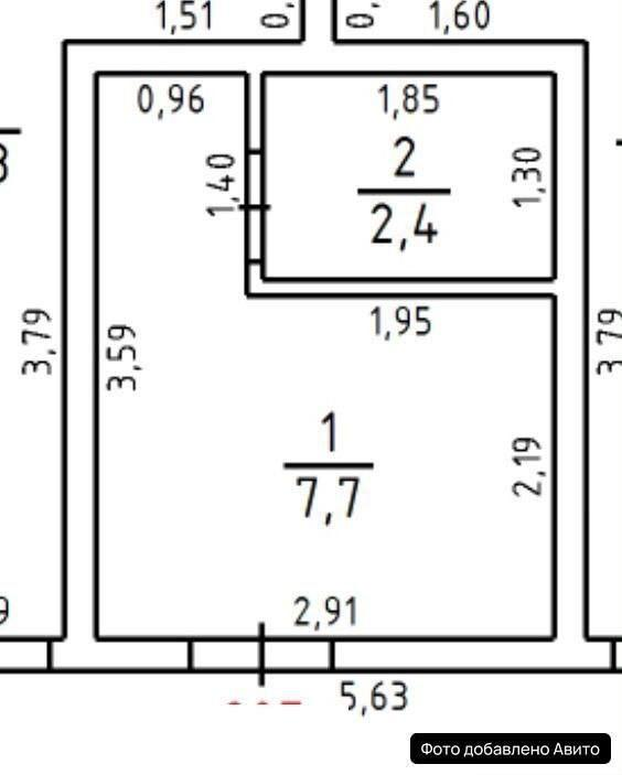 Студия 16 м2 в ЖК undefined корпус null этаж 2