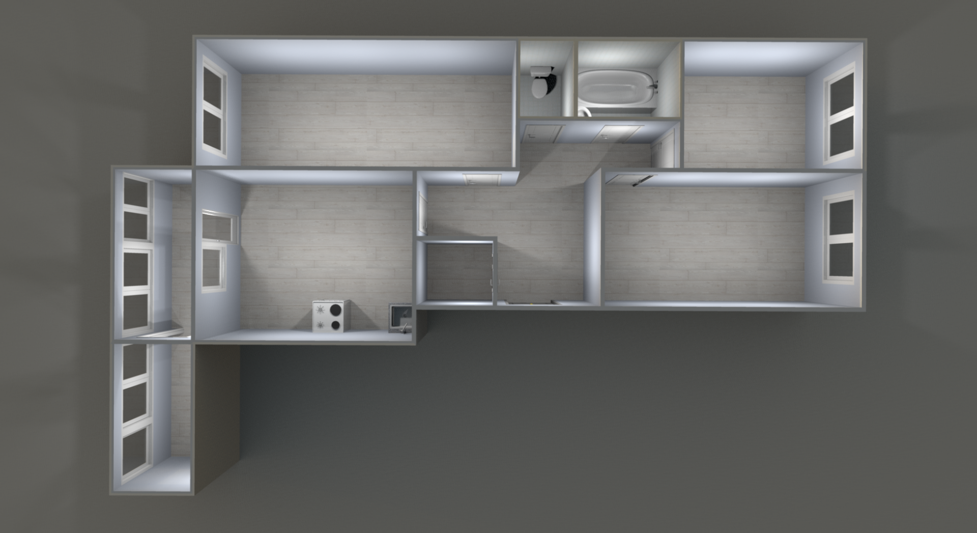 3-комнатная 67 м2 в ЖК undefined корпус null этаж 4