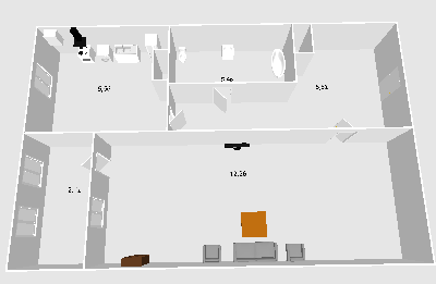 1-комнатная 26.8 м2 в ЖК undefined корпус null этаж 1