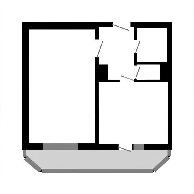 1-комнатная 37.4 м2 в ЖК undefined корпус null этаж 7