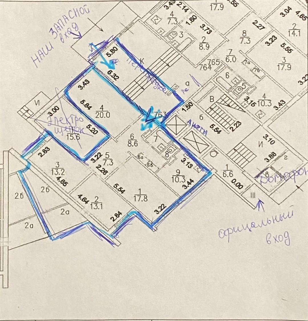 4-комнатная 95.4 м2 в ЖК undefined корпус null этаж 1