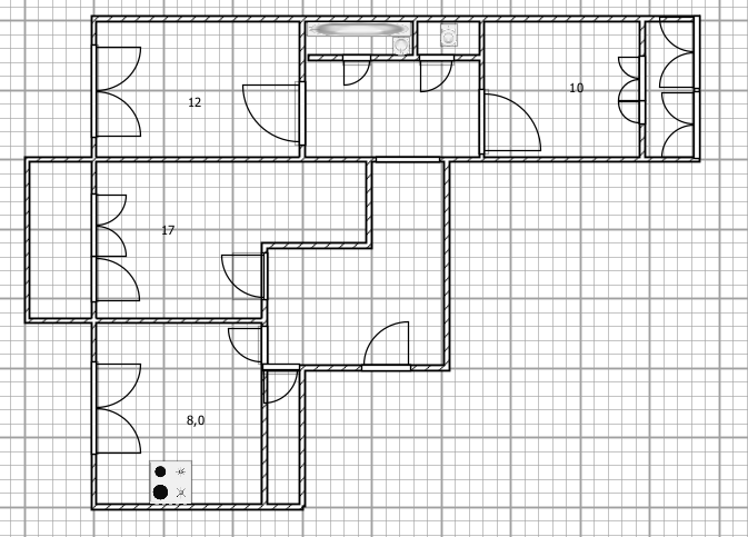3-комнатная 64.4 м2 в ЖК undefined корпус null этаж 9