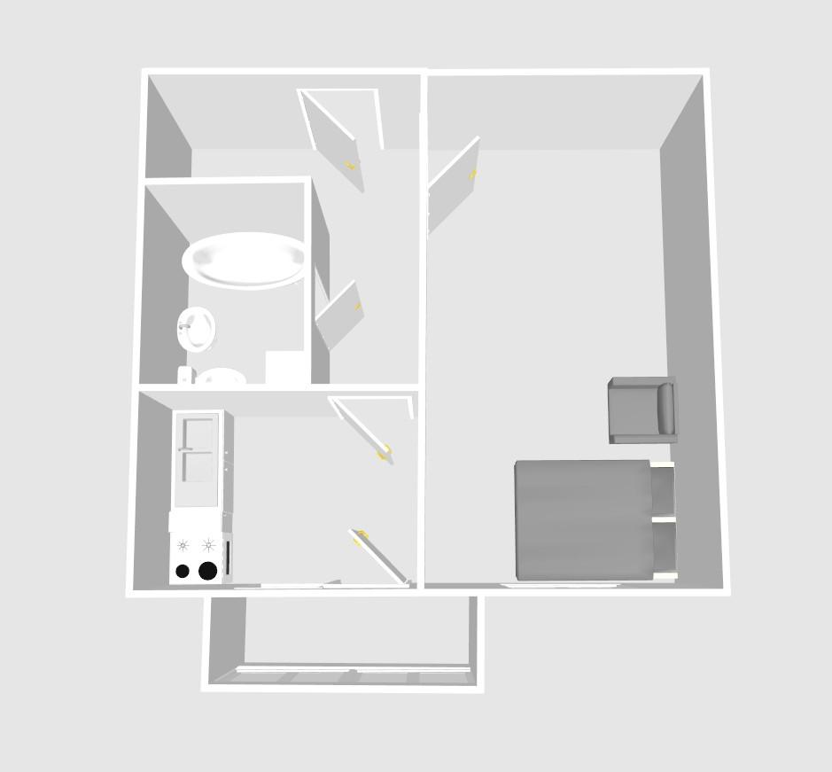 1-комнатная 35.2 м2 в ЖК undefined корпус null этаж 4