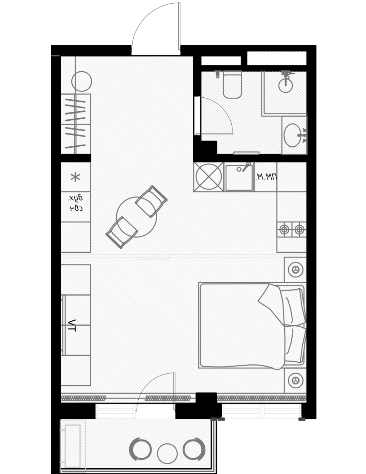 Студия 35 м2 в ЖК Оlivia корпус null этаж 6