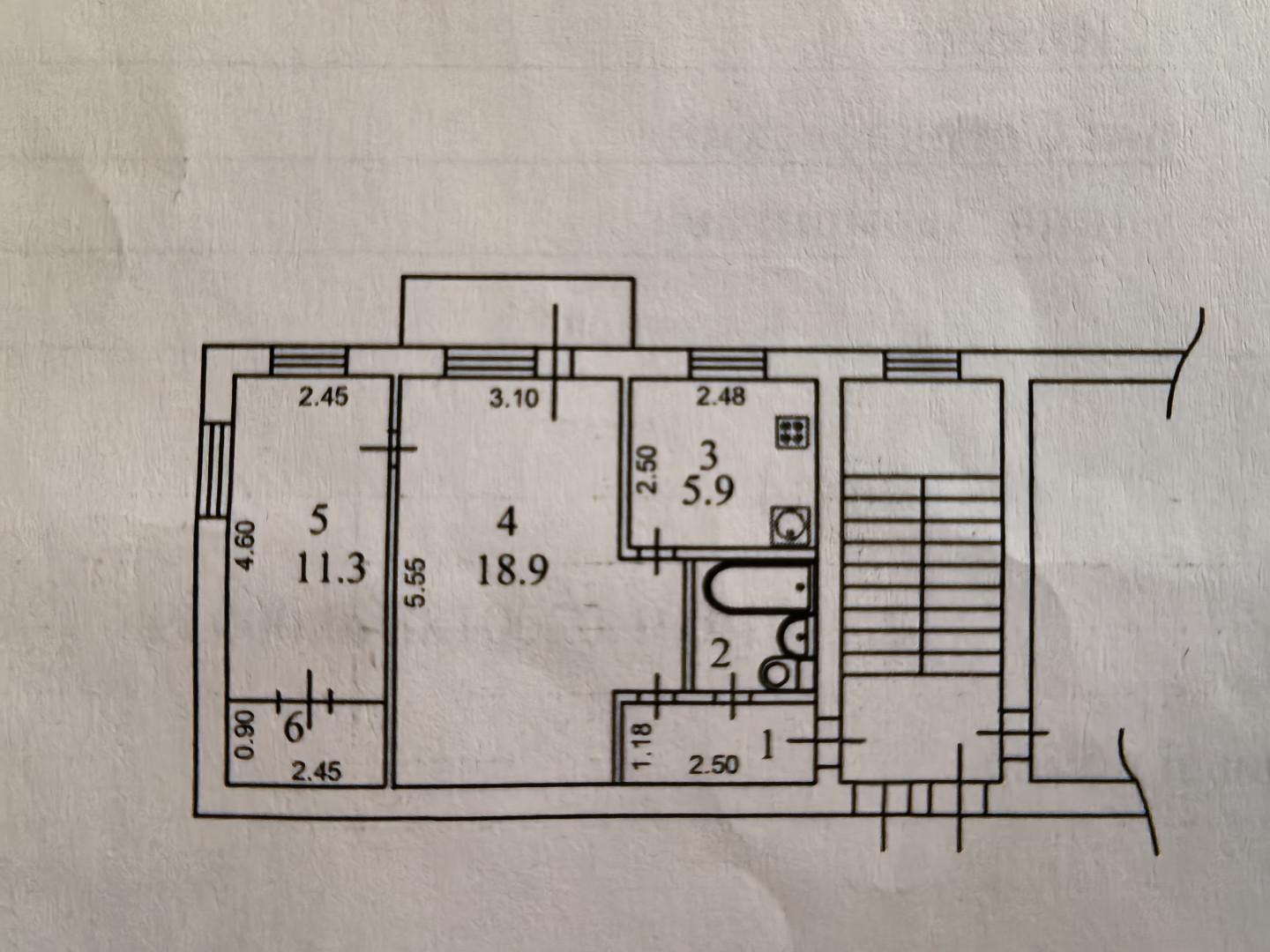2-комнатная 44.1 м2 в ЖК undefined корпус null этаж 2