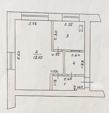 1-комнатная 30.3 м2 в ЖК undefined корпус null этаж 1