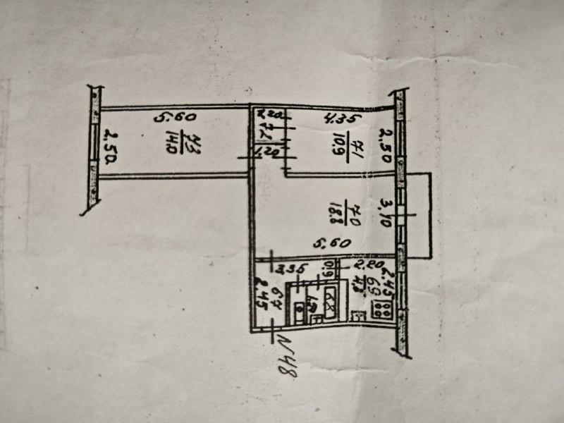 3-комнатная 58.1 м2 в ЖК undefined корпус null этаж 2