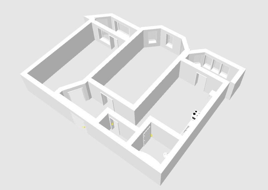 2-комнатная 70.4 м2 в ЖК undefined корпус null этаж 6