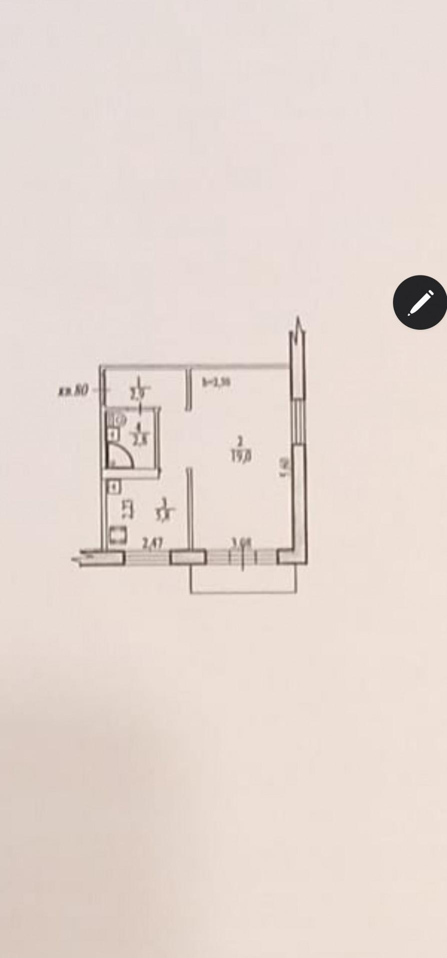 1-комнатная 31 м2 в ЖК undefined корпус null этаж 5