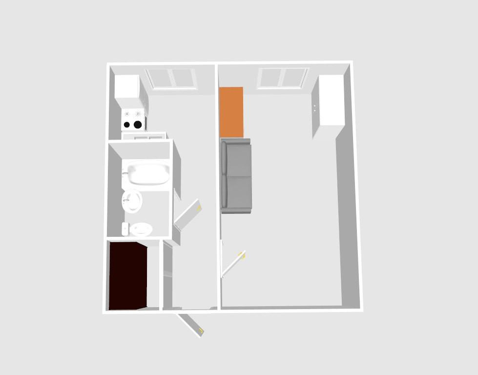 1-комнатная 29.7 м2 в ЖК undefined корпус null этаж 5