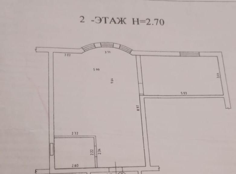 1-комнатная 75.4 м2 в ЖК undefined корпус null этаж 2