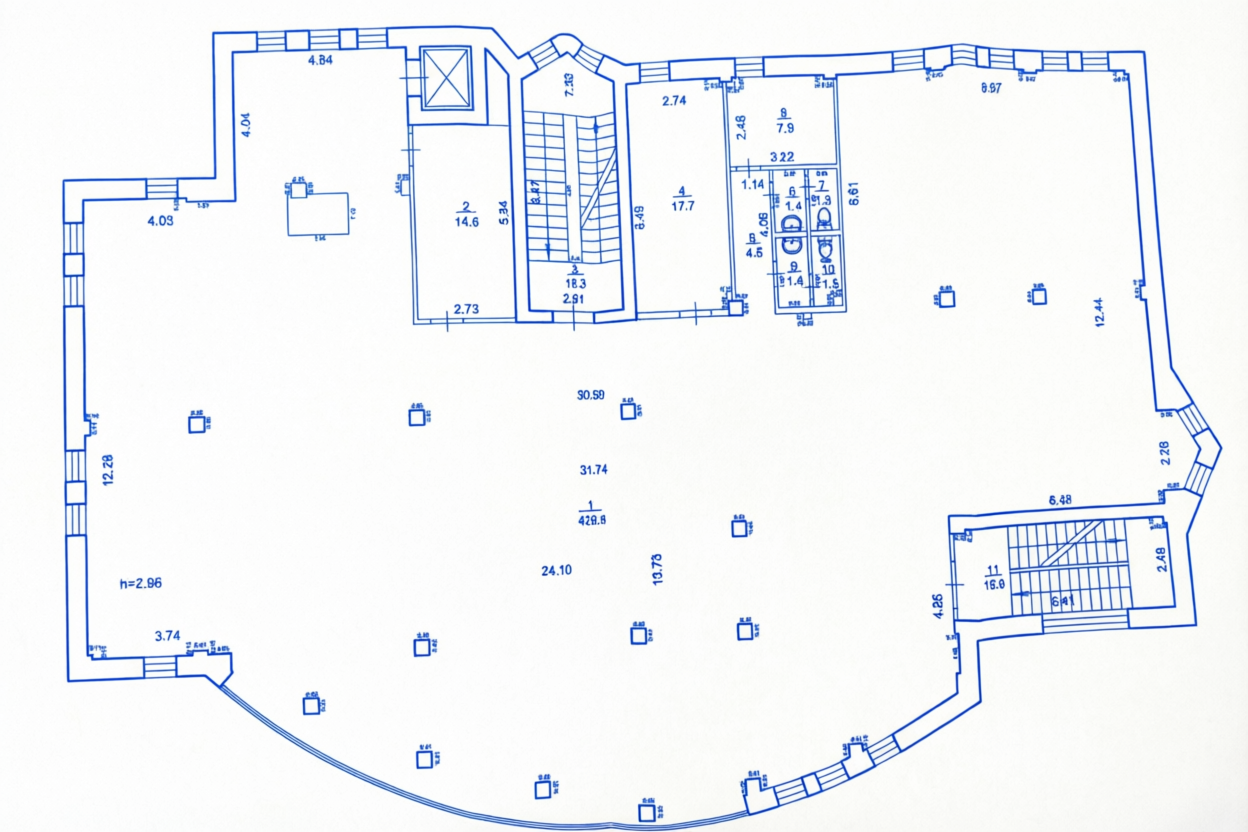 Студия 545.5 м2 в ЖК undefined корпус null этаж null