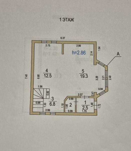 4-комнатная 70 м2 в ЖК undefined корпус null этаж null