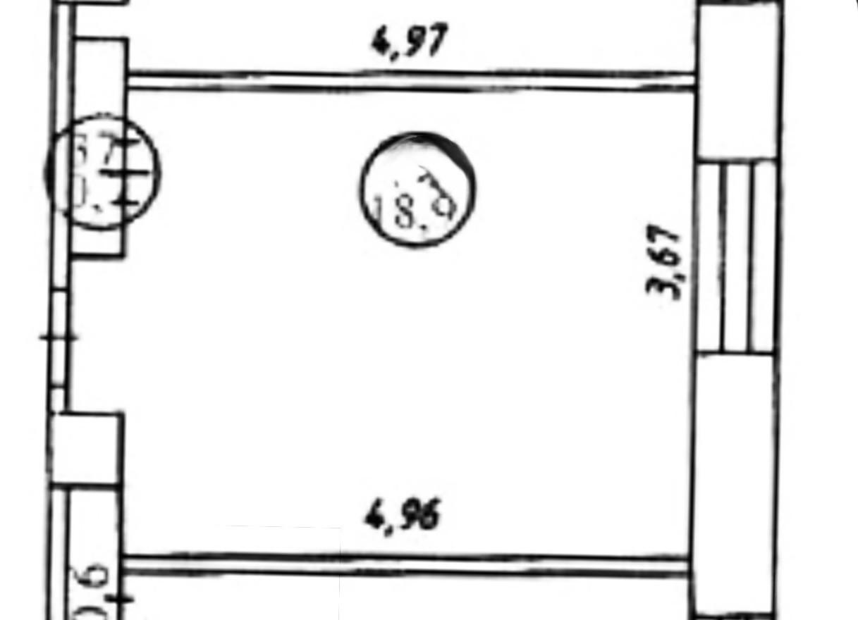 Студия 19.4 м2 в ЖК undefined корпус null этаж 4