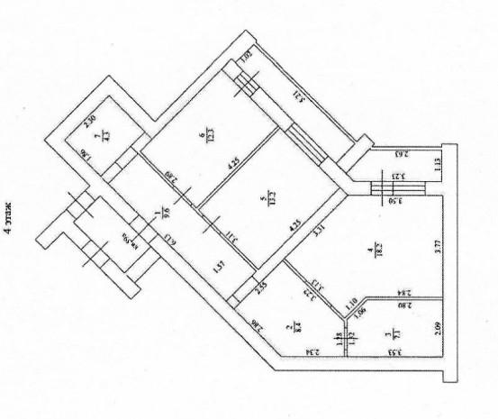 2-комнатная 73.1 м2 в ЖК undefined корпус null этаж 4