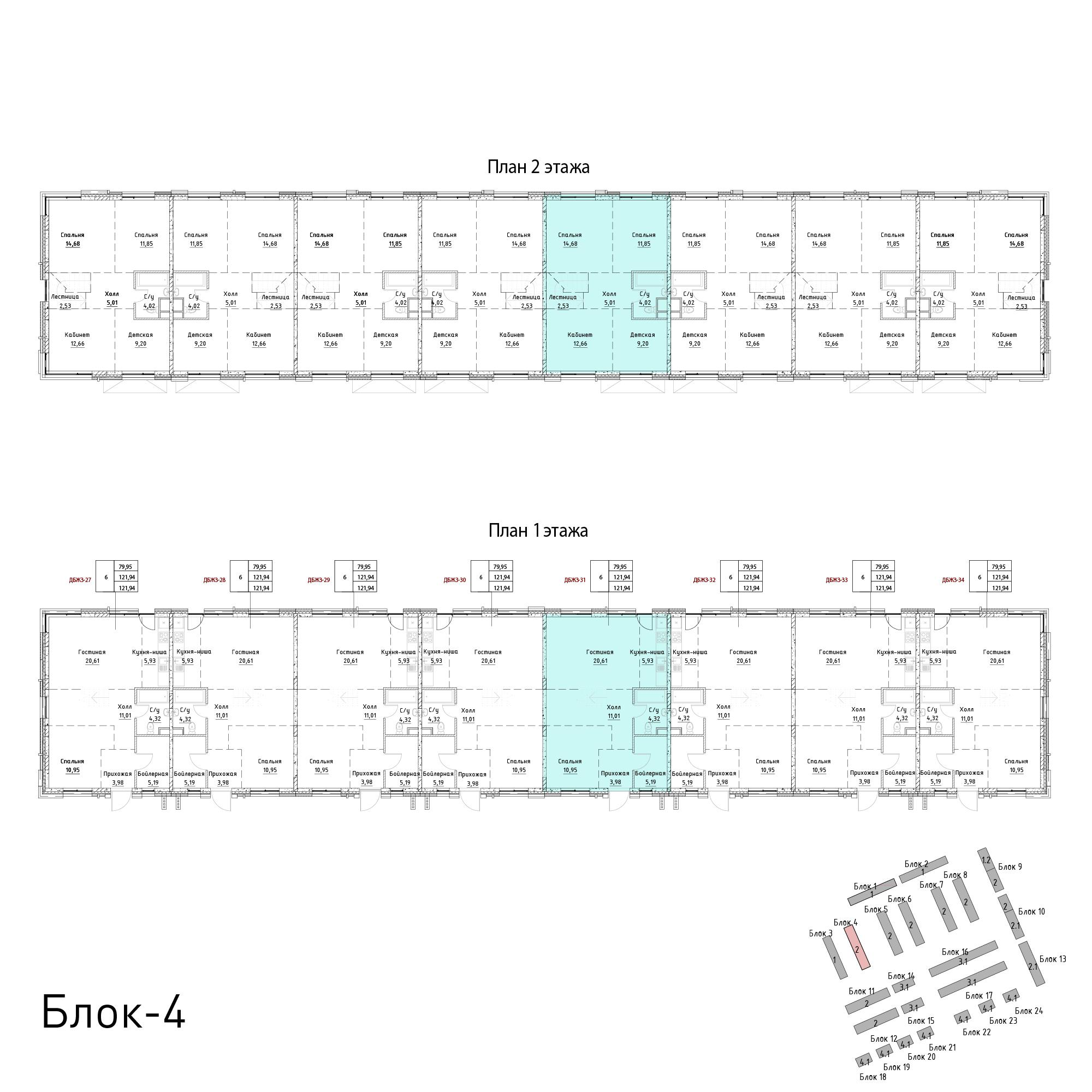 6-комнатная 121 м2 в ЖК Эко Усадьба Троицкое корпус null этаж 1
