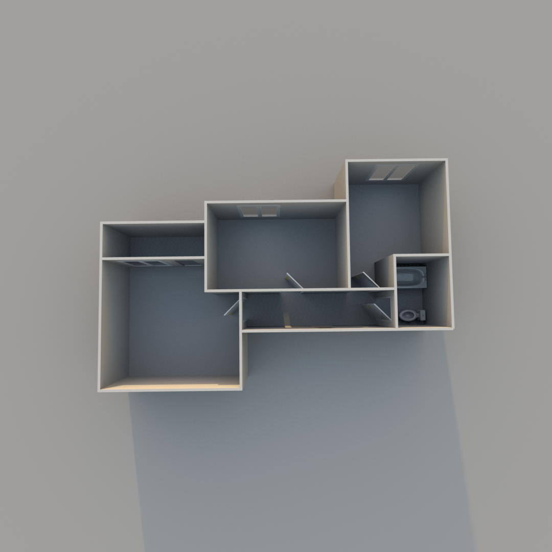 2-комнатная 45.1 м2 в ЖК undefined корпус null этаж 1