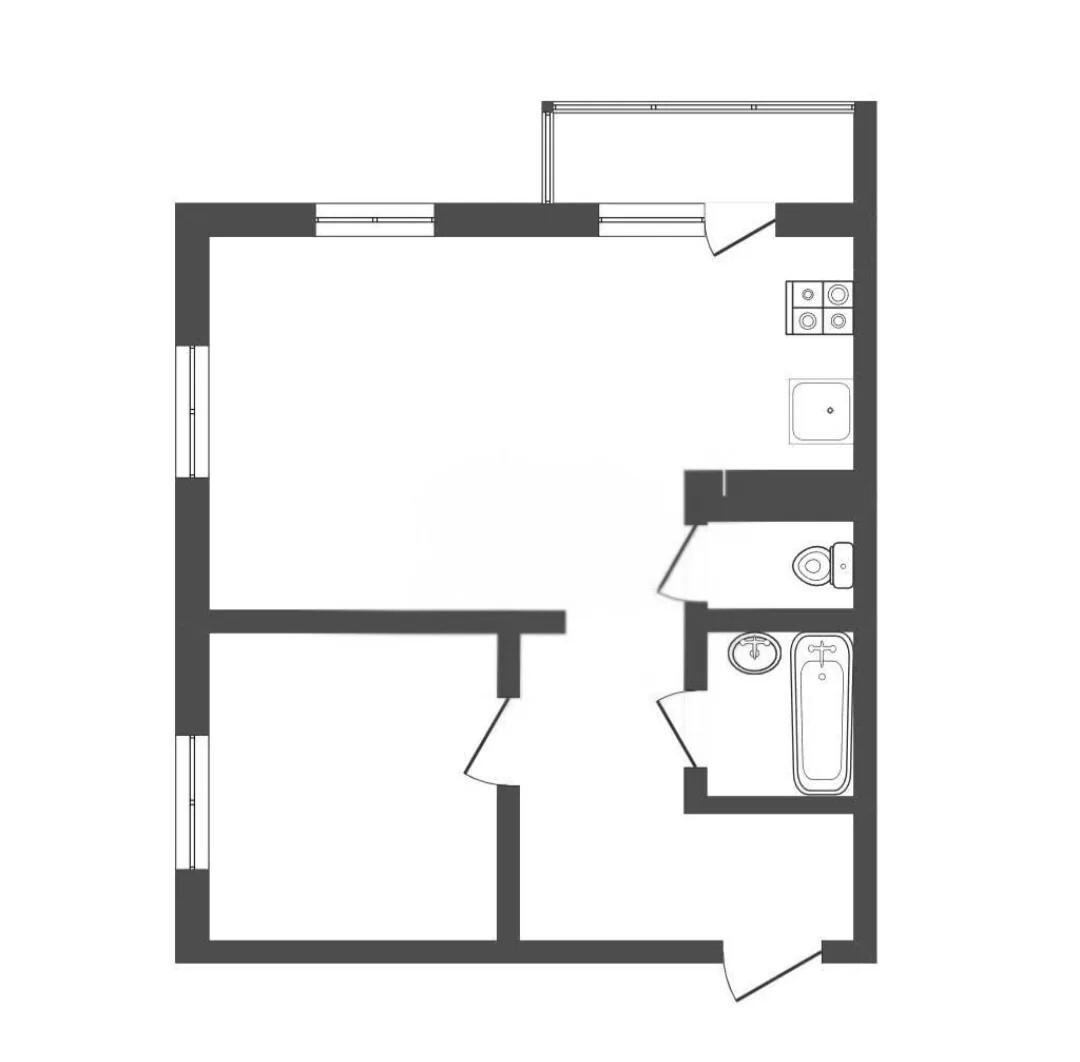 2-комнатная 51.9 м2 в ЖК undefined корпус null этаж 19
