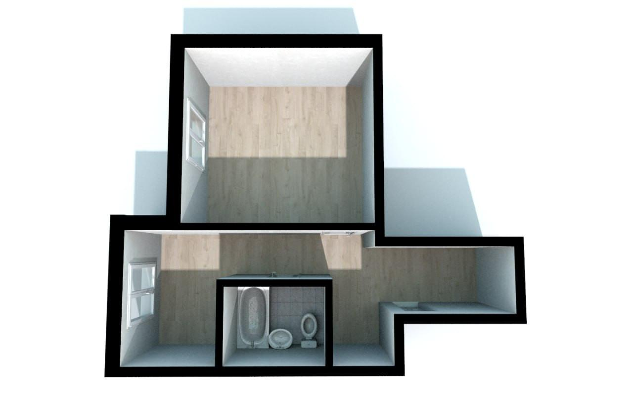 1-комнатная 33 м2 в ЖК undefined корпус null этаж 2