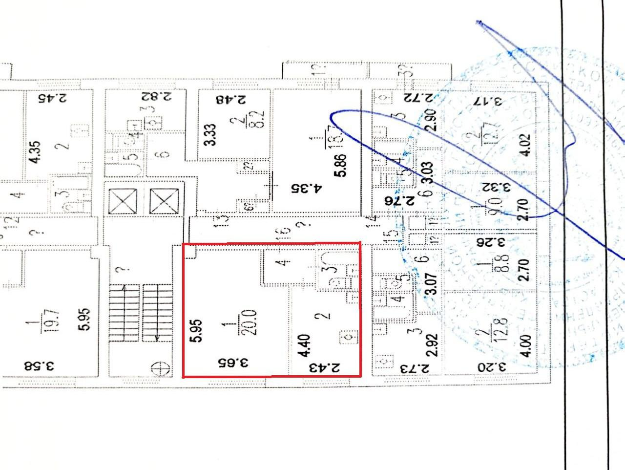 1-комнатная 35.5 м2 в ЖК undefined корпус null этаж 2