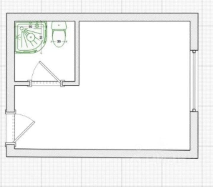 Студия 11 м2 в ЖК undefined корпус null этаж 1